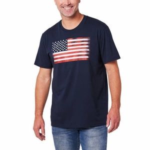 General Standard Men’s Size XL Americana Tee, Navy American Flag